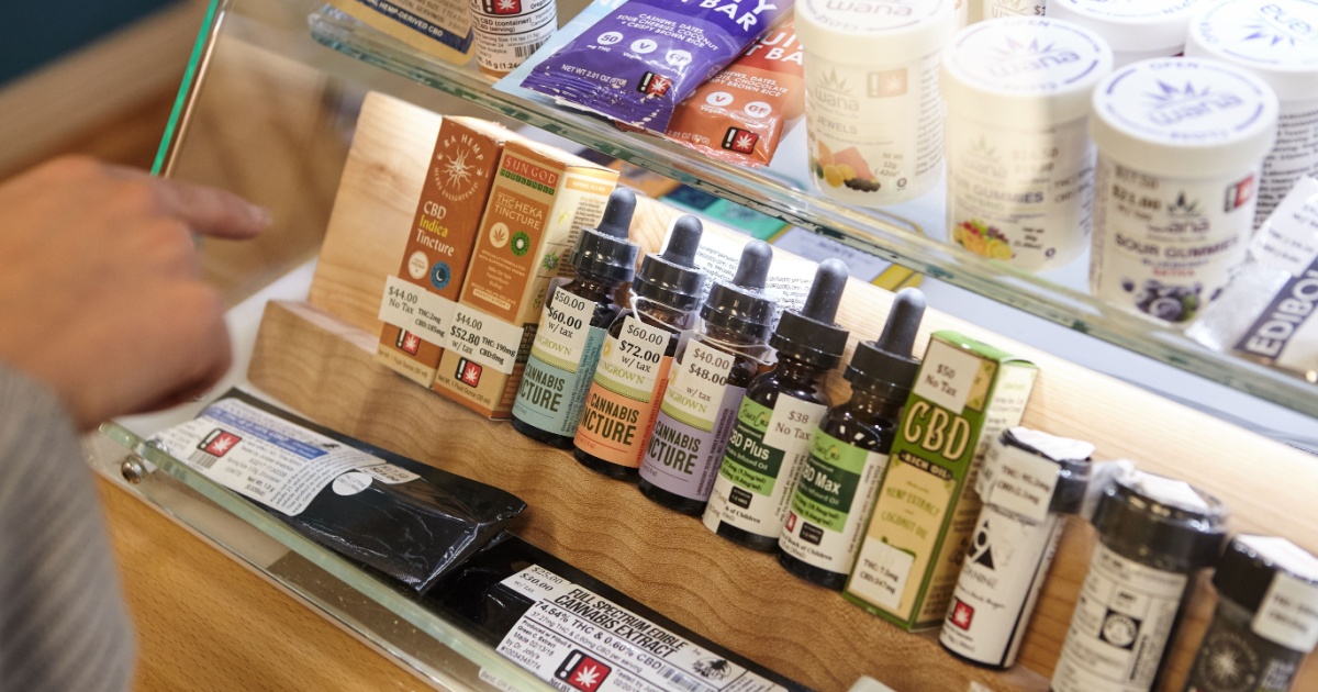 Cannabis Dispensary selling, THC and CBD edibles, flower, wax, concentrates, joints, beverages